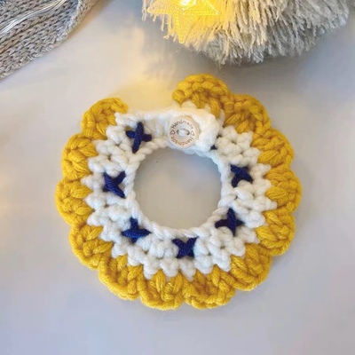 手工编圣诞节织项圈围巾小唯家