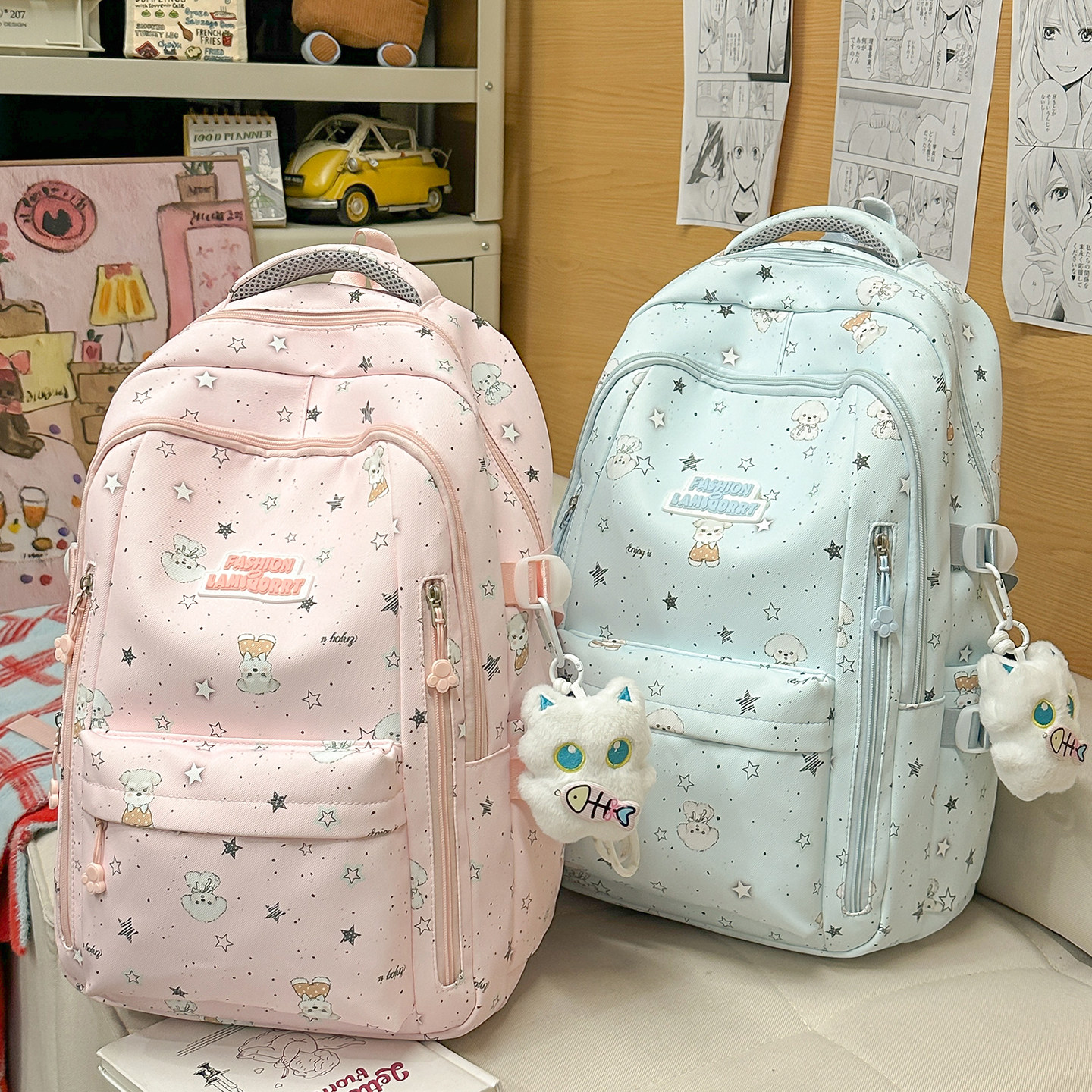 可爱书包女生小学生2026新款初中生女童四至六年级大容量轻便背包