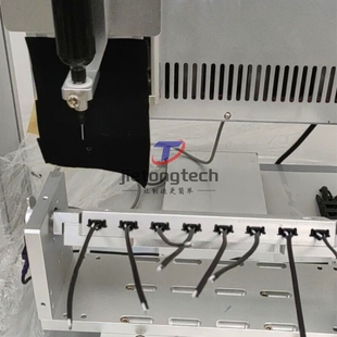 线材滴胶打胶机端子连接器线束自动翻转UV胶点胶固化一体机械设备