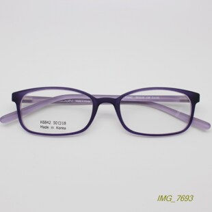 韩国tr90眼镜框近视眼睛框镜架方小框配眼镜高度数 6842 3色