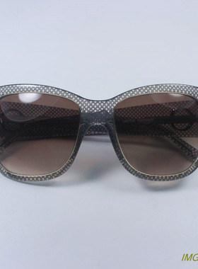 高端进口板材太阳眼镜复古时尚防紫外线墨镜个性潮款灰网格色152