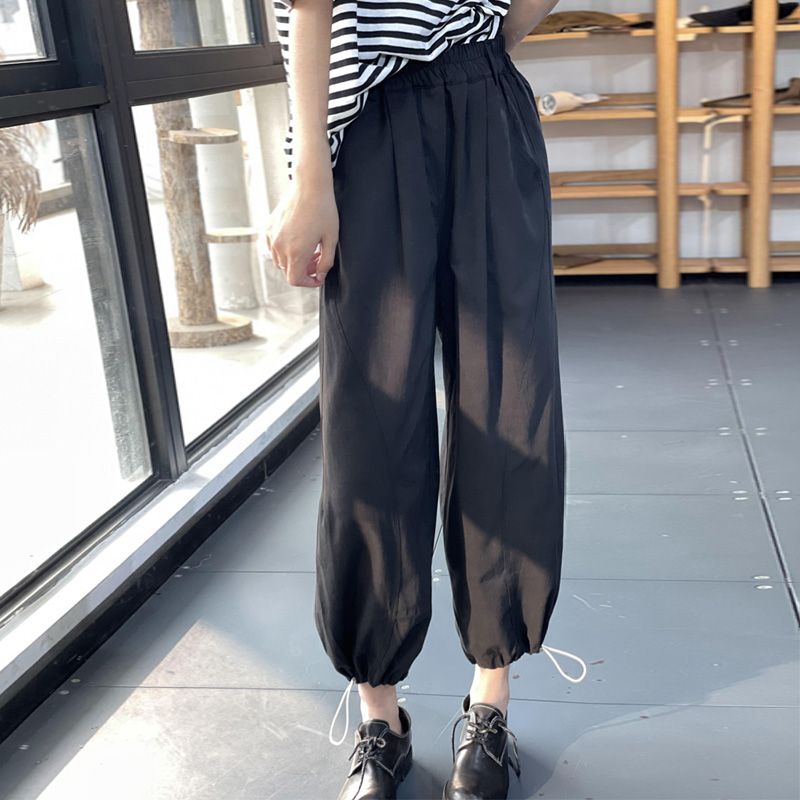 古与色夏季日系宽松减龄垮裤工装