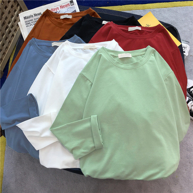 2022 Autumn and winter new pattern Western style Internal lap Base coat white Easy Long sleeve T-shirt Women's wear Autumn coat jacketin the Women's clothing/Boutique , T-shirt  category - from Buy2taobao.com to provide professional Taobao agent buy service