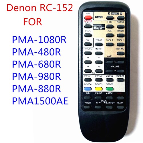 天龙功放CD遥控器 DENON摇控器 RC-152 CD PMA-735R PMA-880R
