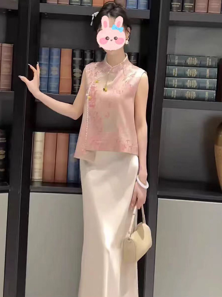 重要场合两件套裙新中式旗袍2025新款女装高级感气质巨好看的套装