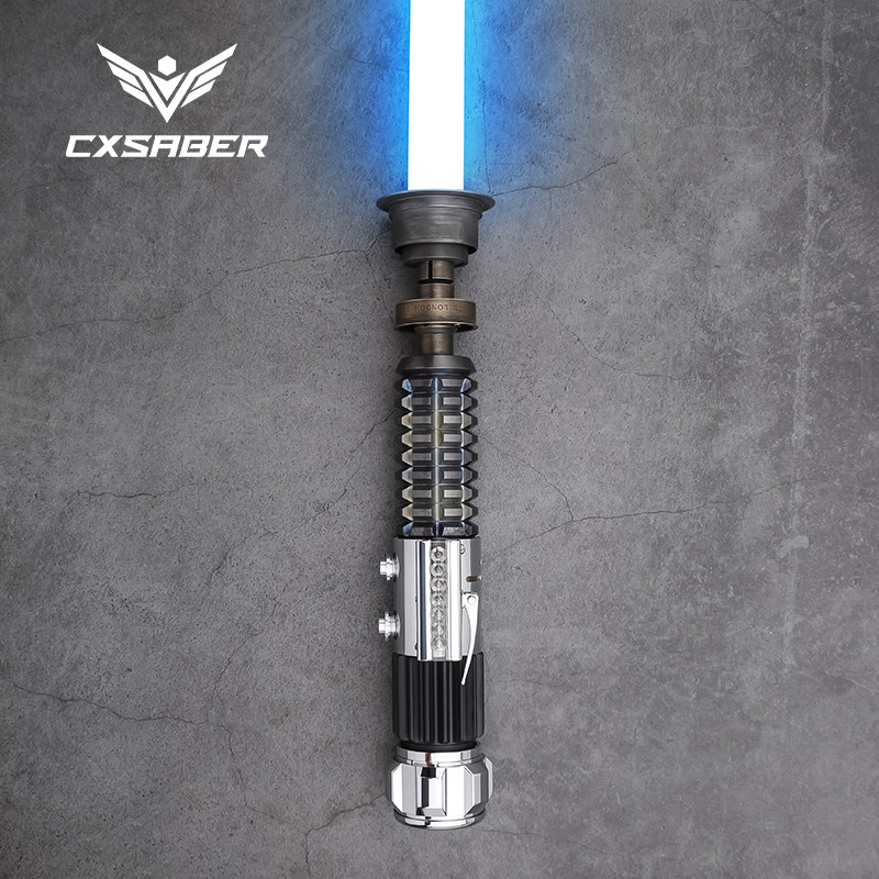 CXSABER星球大战欧比旺ep4水晶光剑收藏级全金属手柄像素原力光剑
