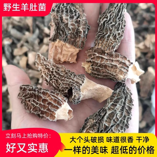 【很实惠】云南羊肚菌碎羊肚菌干货破损野生菌煲汤特产50克包邮