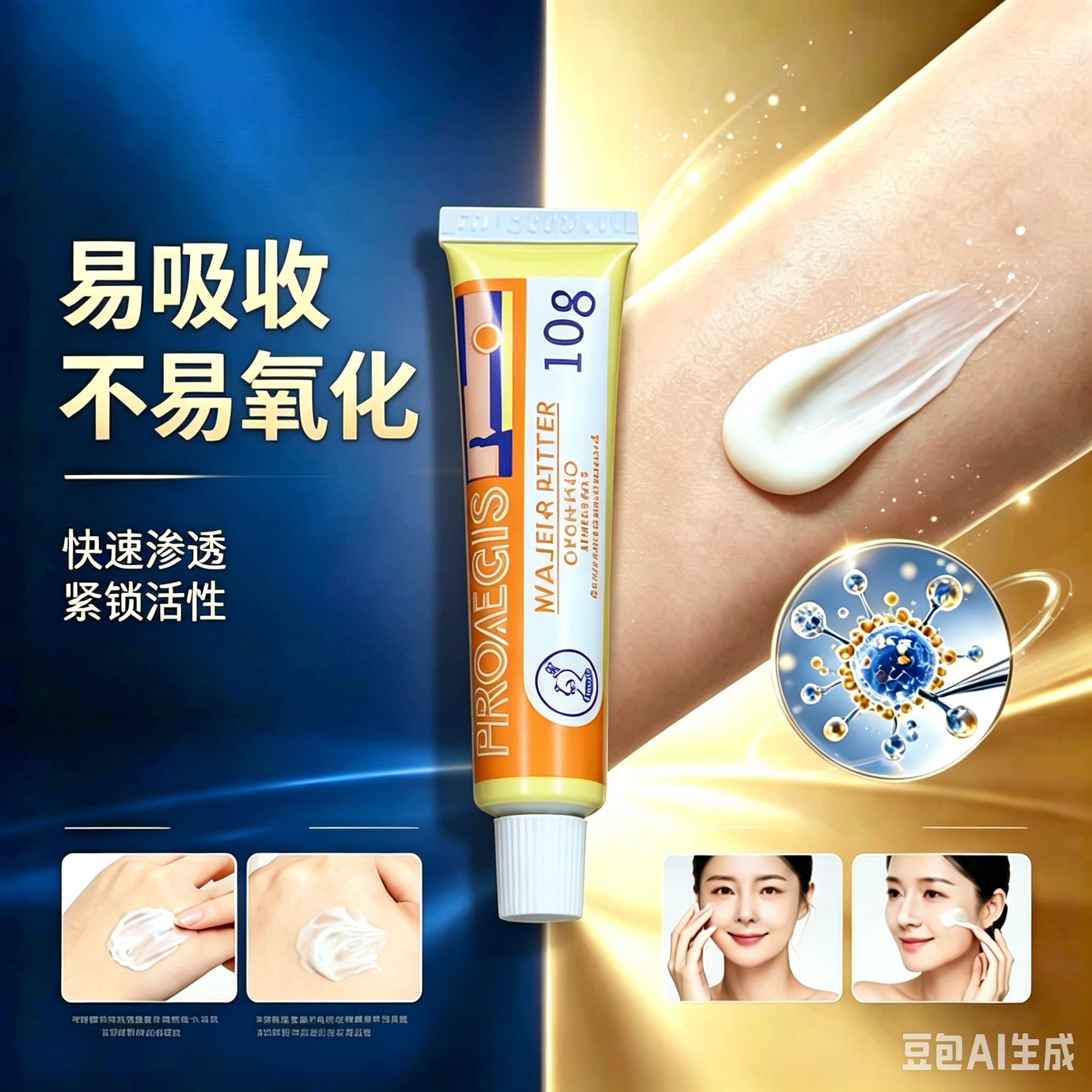 美容纹绣舒缓膏麻膏中途唇眼点志纹眉纹身点疣祛斑外敷小白金刚