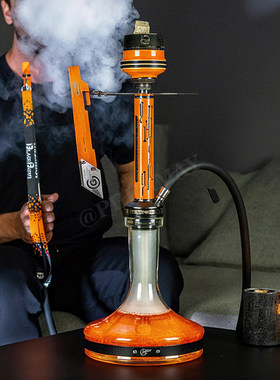 数码风暴几何分子水烟壶Hookah
