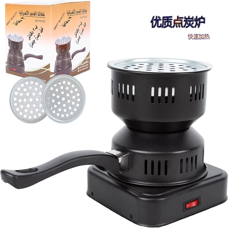 无烟碳炉水烟壶炭无烟电烧烤炉椰壳炭专用烧炭炉子点碳器引碳