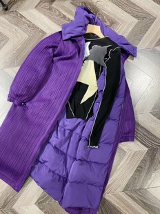 短款 日系褶皱双面2穿厚实羽绒服长款 无可替代
