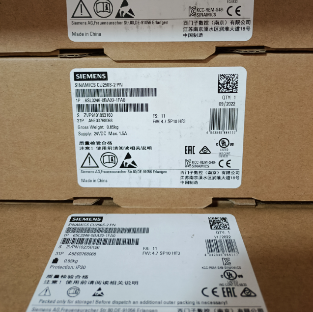 西门子原装6SL3246/6SL3244-0BA22/0BB12/1FA0/1PA1/1BA1控制单元
