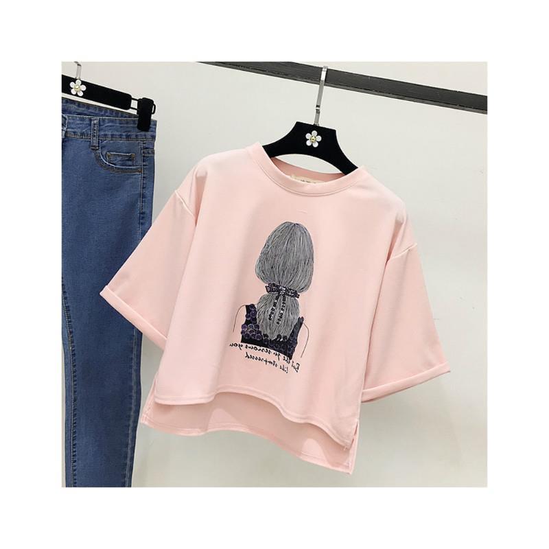 渐变色爆款短款领口水洗面料彩色短袖女印花t恤搭配女生度假风|msdalam kategori Butik wanita / wanita, baju-T - dari Buy2taobao.com untuk memberikan perkhidmatan ejen Taobao profesional membeli