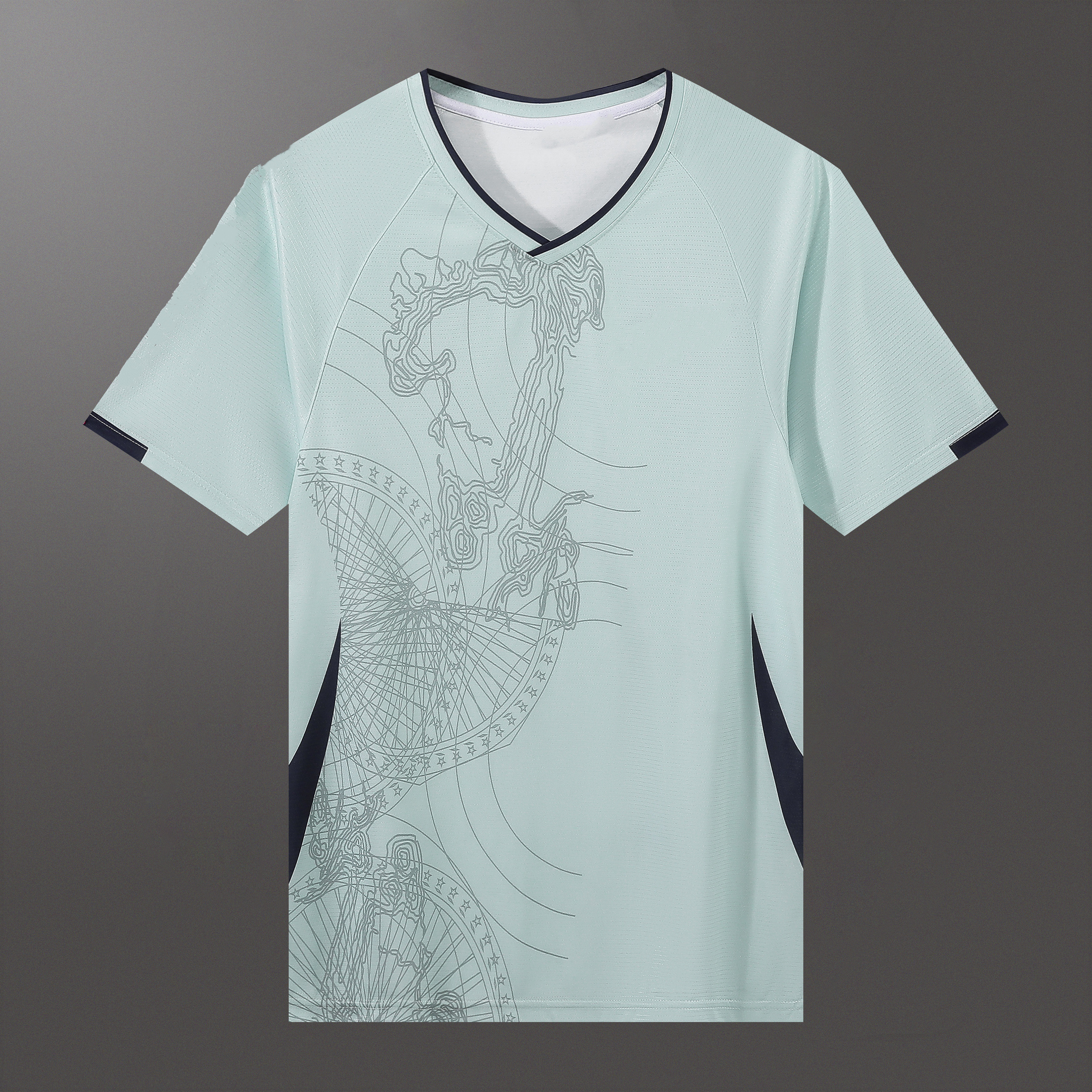 2026新款羽毛球服男女款短袖速干透气运动训练比赛休闲跑步T恤