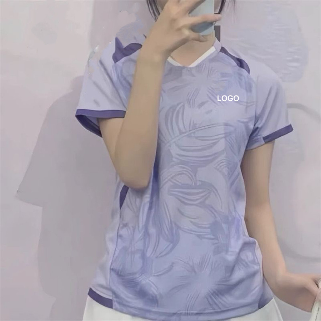 2025夏季新款羽毛球服男女款短袖速干透气训练比赛运动套装