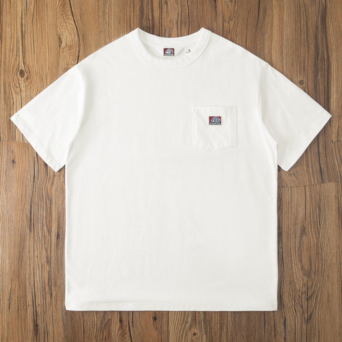 重磅纯色男女短袖T恤纯棉