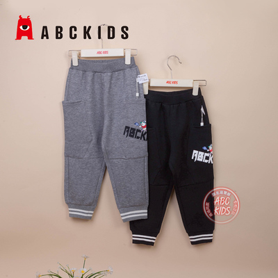 abckids童装男童春秋休闲运动裤