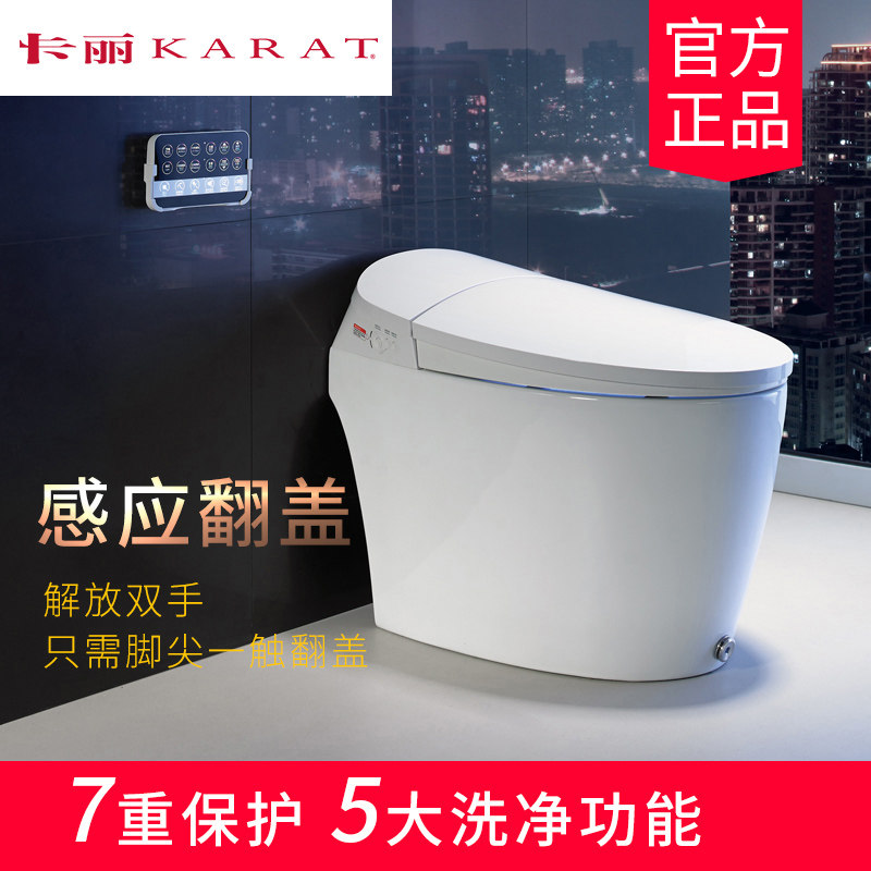 卡丽维格一体化智能马桶座便器既热全自动冲水烘干座便器25002