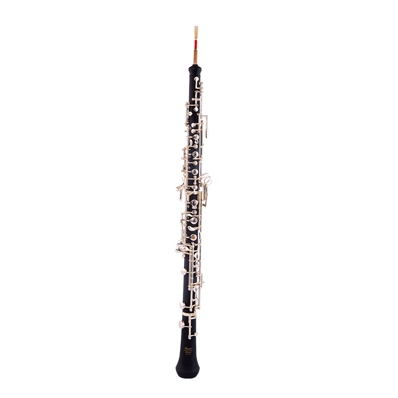 Oboe Instrument Genuine C Tone Bakelite Semi-Automatic Fully Automatic Silver-Plated Beginner Adult Professional Examination Double Yellow Pipe