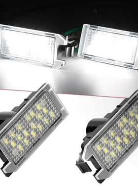 适用菲亚特500道奇Viper吉普jeepCherokee专车专用LED白光牌照灯