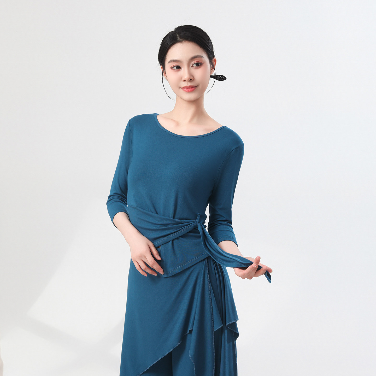 中国舞现代舞2026新款舞蹈服成人上衣练功服短袖七分长袖日常可穿