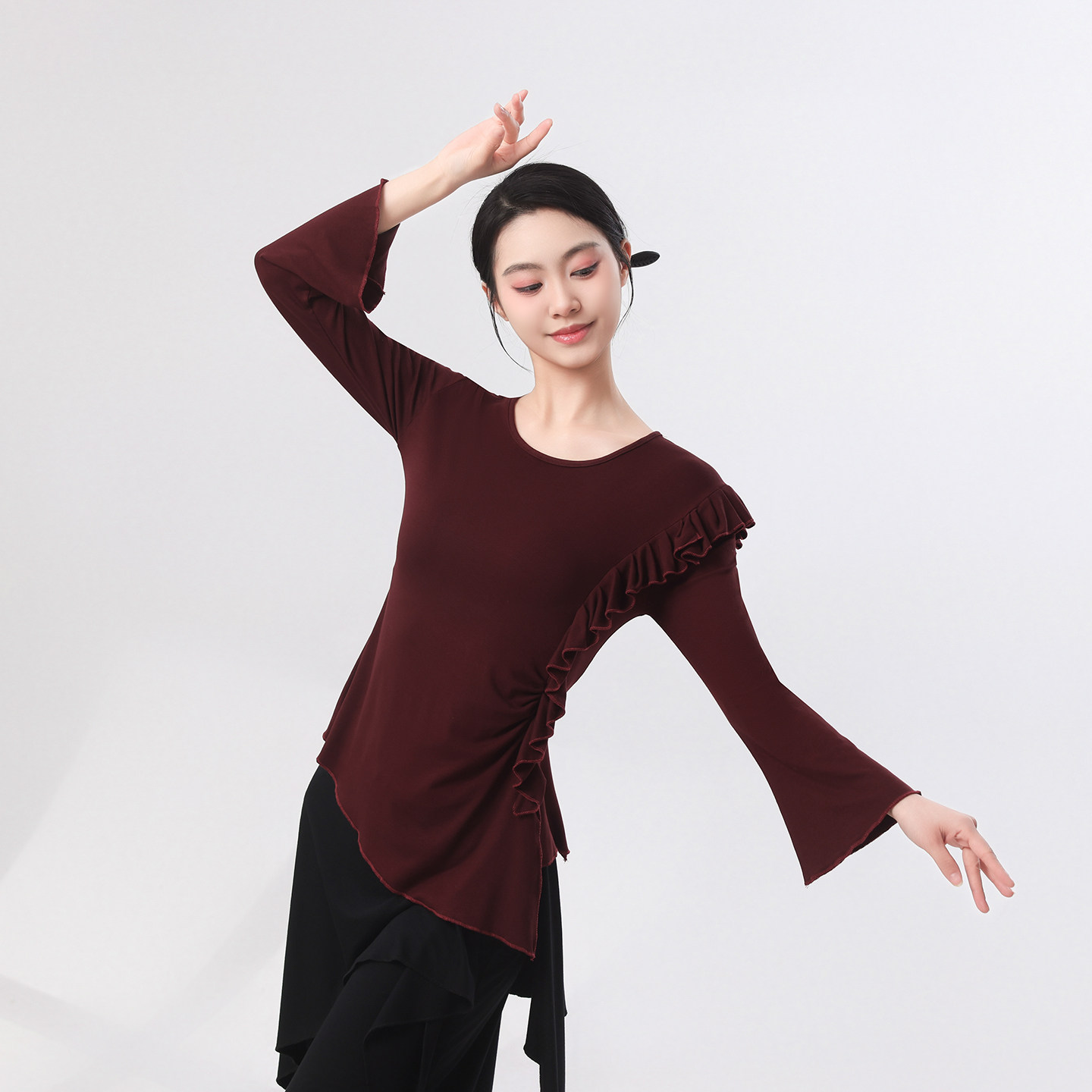 中国舞2026新款舞蹈服古典舞成人练功服上衣现代舞蹈服日常可穿