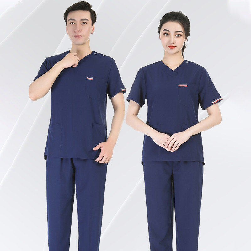 速干洗手衣男短袖套装手术衣服刷手衣手术室口腔牙科医生工作服女