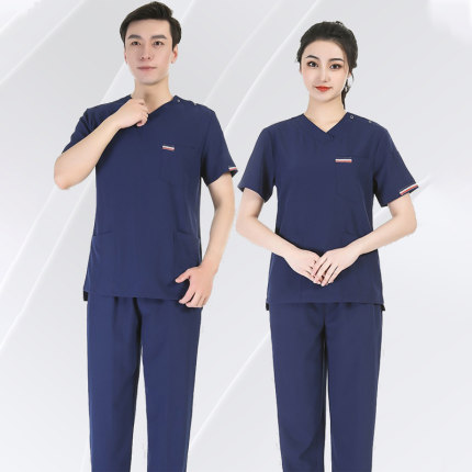 速干洗手衣男短袖套装手术衣服刷手衣手术室口腔牙科医生工作服女