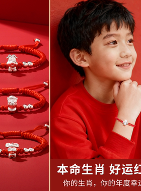 足银999儿童婴儿十二生肖好运礼