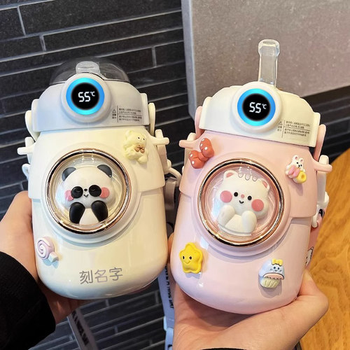 保温杯女高颜值食品级可爱杯子