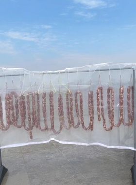 尼龙网袋晒腊肉防蝇网腊肉晾晒网晒香肠神器防苍蝇晒肉网鱼干货菜