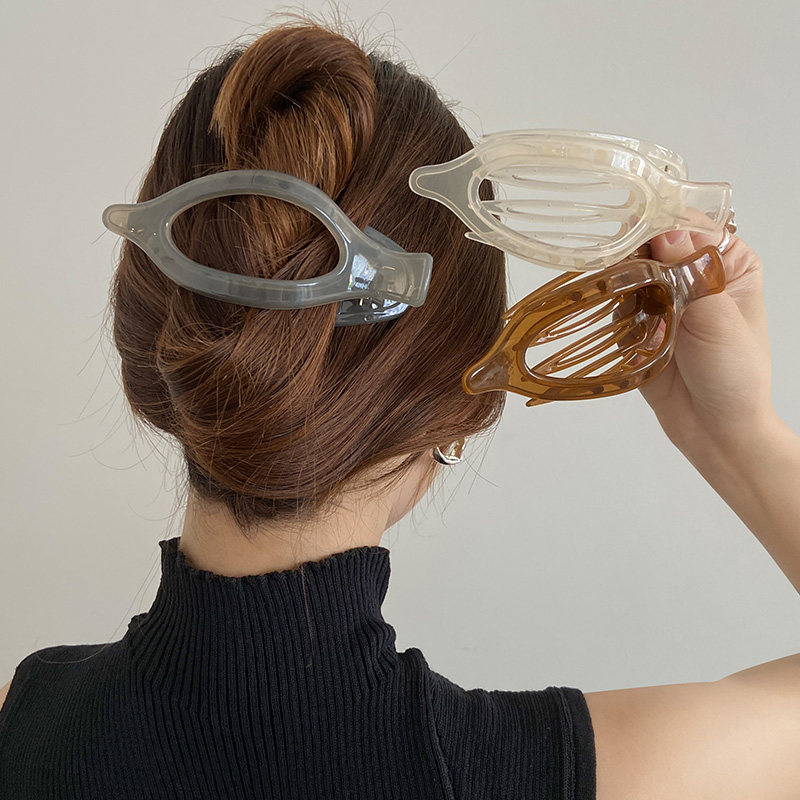 后脑勺大号盘发鸭嘴夹发夹女夏季
