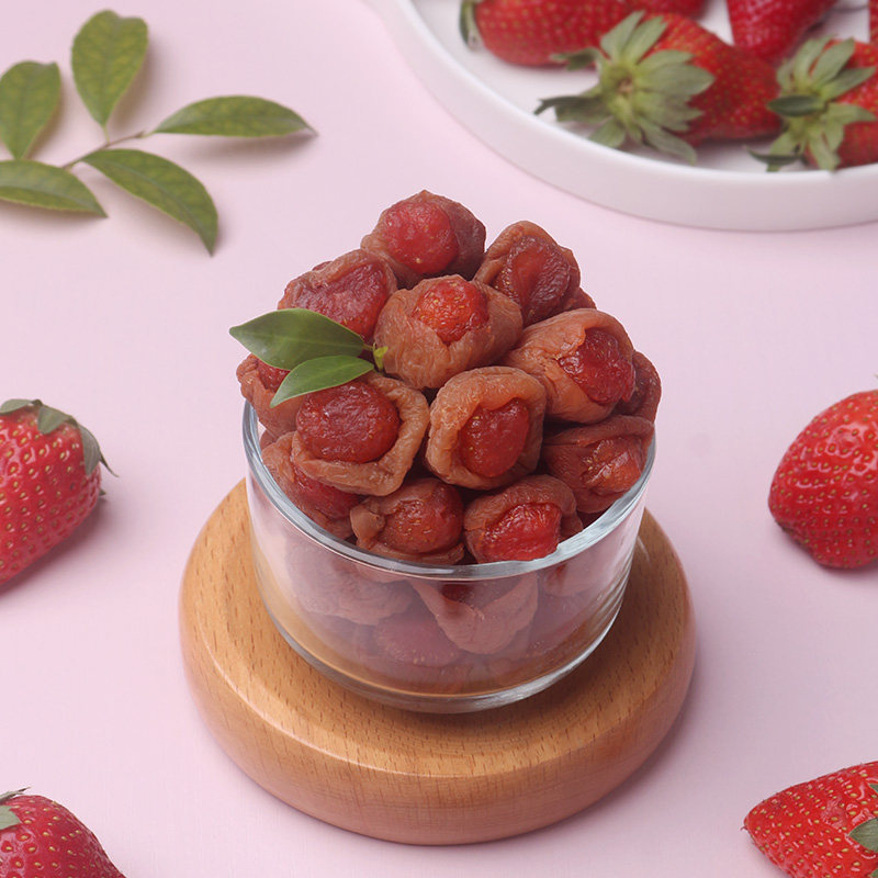 佳梅_梅有草莓100g青梅果干蜜饯酸甜解馋梅子办公室休闲零食