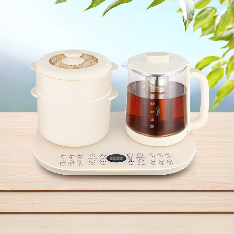 多功能养生壶火锅套装三合一加厚玻璃烧水壶花茶煮茶器中药保温壶