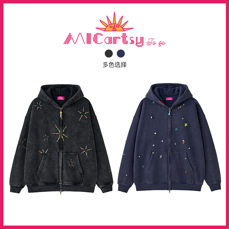 MICartsy百搭常规钉珠外套