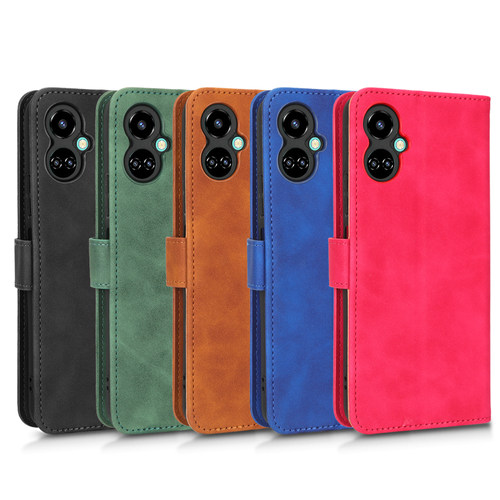 适用于传音Tecno Camon19 Neo肤感小牛纹皮套手机壳翻盖式插卡套