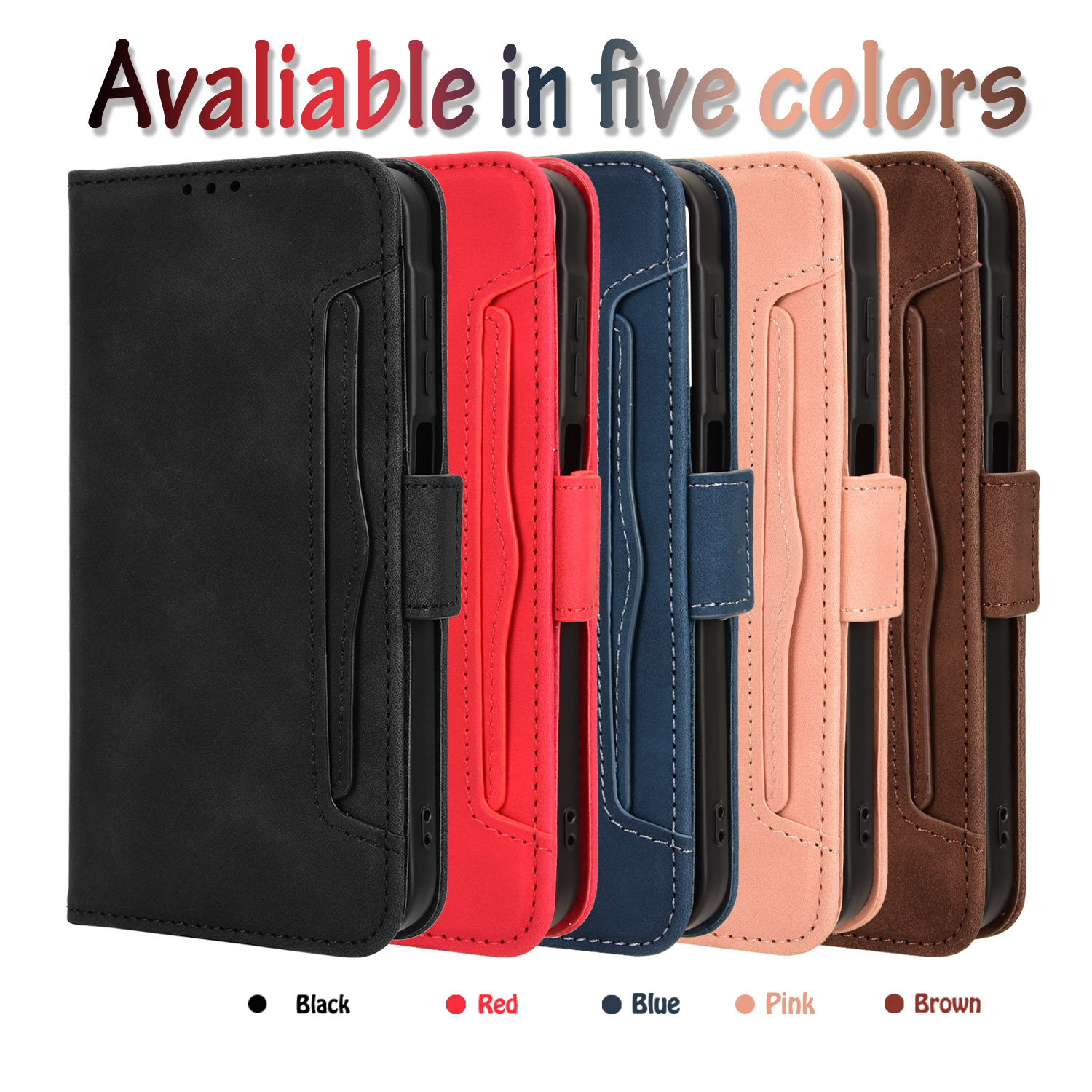 适用于传音Tecno Spark Go 2024,Spark 20C,POP8多卡槽复古皮套手机壳