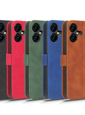 适用于传音Tecno Pova Neo3肤感小牛纹皮套手机壳插卡保护套翻盖