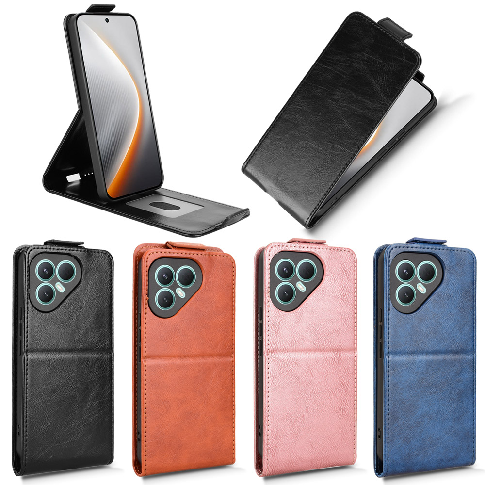 适用于传音Tecno Pova 7 Pro 5G带扣上下开疯马纹皮套手机壳插卡防摔保护套男女翻盖式