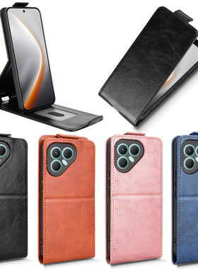 适用于传音Tecno Pova 7 Pro 5G带扣上下开疯马纹皮套手机壳插卡防摔保护套男女翻盖式