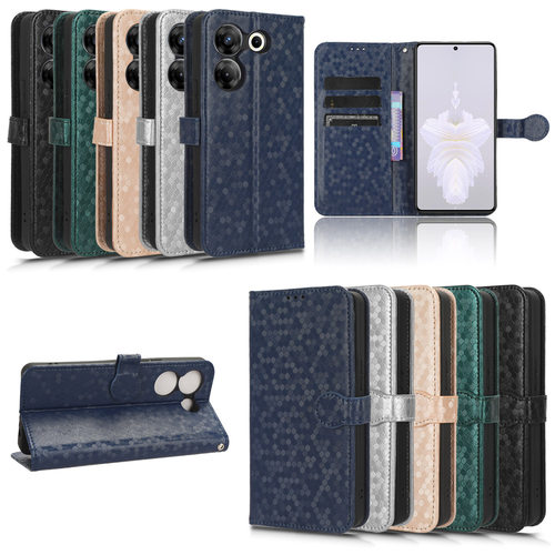 适用于传音Tecno Camon20 Pro 5G波点纹皮套手机壳插卡防摔保护套