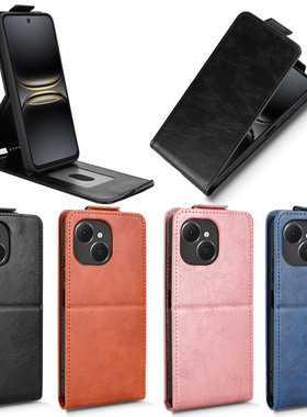 适用于传音Tecno Spark 40C带扣上下开疯马纹皮套手机壳插卡防摔保护套男女素皮