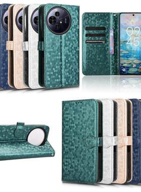 适用于TCL 50 NxtPaper 5G，50 Pro NxtPaper 5G，P10波点纹皮套手机壳保护套防摔商务外壳翻盖外壳