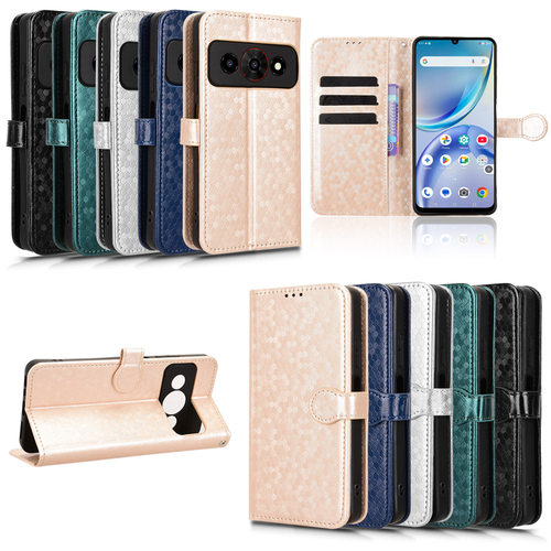 适用于中兴ZTE Nubia P7 Pro 5G，Optus X Value 5G波点纹皮套手机壳翻盖式防摔保护套商务男女外壳插卡