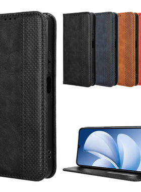 适用于OPPO Realme Note70T 4G,Narzo80 Lite 4G磁扣复古纹皮套手机壳插卡防摔保护套翻盖男女外壳素皮