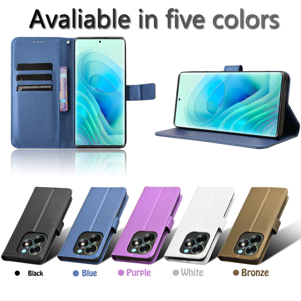 适用于传音ITEL S23+,S23 Plus,S681LN钻石纹皮套手机壳插卡软壳