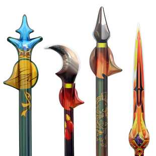 儿童派对聚会打斗兵器武器造型卡通玩具气球宝剑砍刀青龙偃月刀枪