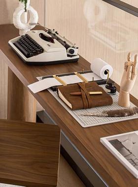 WU物兮物 样板间书房桌面摆件复古打字机装饰杂志软装手工饰品组