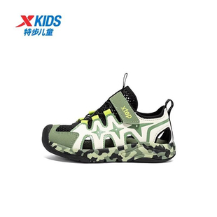 中小童包头框子沙滩675315503007 2025夏季 特步男童凉鞋 儿童运动鞋