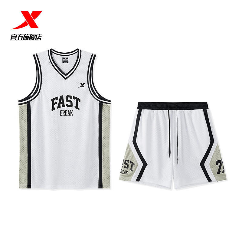 特步运动服套装男2024夏季新款